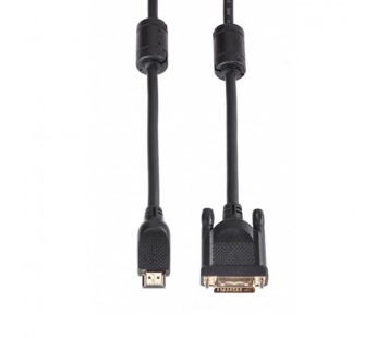 Кабель HDMI AM/DVI(24+1)M, 1.5м, CU, 1080P@60Hz, VCOM <CG484G-1.5M> (1/50)#2108280