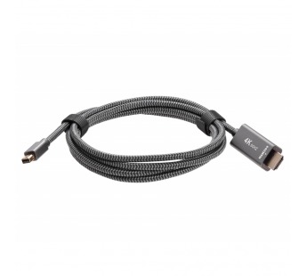 Кабель miniDP(M)--> HDMI M 4K@60Hz 1.8m TELECOM,оплетка (TA562M-1.8M) (1/60)#2109792