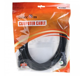 Кабель HDMI-19M --- HDMI-19M ver 2.0+3D/Ethernet ,3m TELECOM <TCG200-3M> (1/40)#2108244