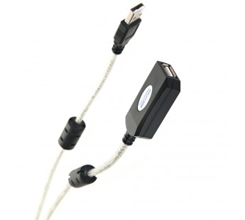 Кабель удлинительный USB 2.0-repeater, активный <Am--> Af> 20м Aopen/Qust <ACU823-20M> (1/15)#2108674