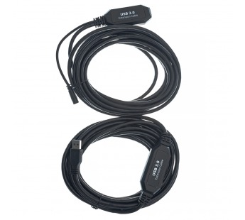 Кабель удлинительный USB 3.0-repeater, активный <Am--> Af> 10м VCOM <CU827-10M> (1/20)#2108987