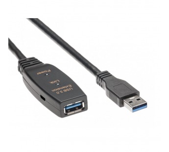 Кабель удлинительный USB 3.0-repeater, активный <Am--> Af> 15м Aopen/qust<ACU827A-15M> (1/10)#2108309