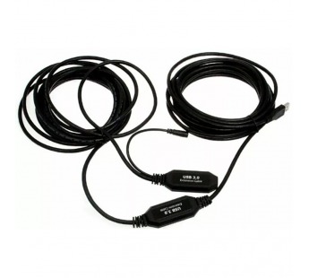 Кабель удлинительный USB 3.0-repeater, активный <Am--> Af> 15м VCOM <CU827-15M>(1/10)#2108998