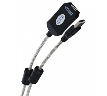 Кабель удлинительный USB 2.0-repeater, активный <AM - AF>, 15 м. VCOM (1/20)#2108850