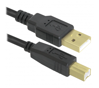 Кабель DEFENDER USB04-06PRO, USB 2.0, AM-BM, 1.8 м. (1/50/200)#2109091