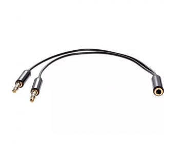 Кабель-переходник 2*3.5ST(M)/3.5 ST(F), 0.2м, TELECOM PRO <TAV205M-0.2M> (1/200)#2108175