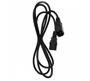 Кабель UPS - устройство 220V (IEC-320-C13/C14) <VDE>3G0,75mm2, 1,8m,медь,TELECOM <TE001-CU0.75-1.8M> (1/60)#2108142