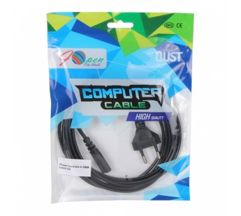 Кабель для аудио-видео техники IEC-320-C7, 2-pin 3m ,черный, iOpen<ACE023-3.0M> (1/100)#2108133