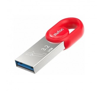 USB 3.2  64GB  Netac  UM2  красный#2108330