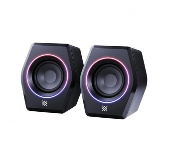 Акустическая 2.0 система DEFENDER Solar 9 10Вт, BT/Light питание от USB, черный (1/8)#2109014