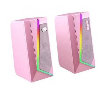 Акустическая 2.0 система REDRAGON Anvil розовый,5 Вт,RGB,USB+3.5мм (1/20)#2109011