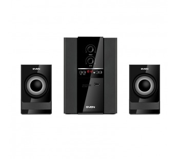 Акустическая система SVEN АС MS-1821 (44 Вт, Bluetooth, пульт, дисплей, FM, USB, SD), черный (1/4)#2108653