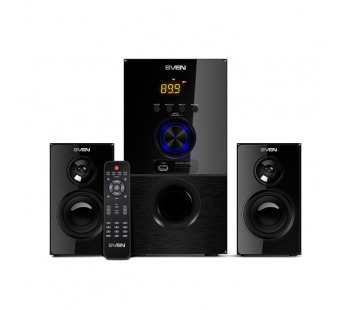 Акустическая система SVEN АС MS-2050 (55 Вт, Bluetooth, пульт, дисплей, FM, USB, SD), черный (1/2)#2108602