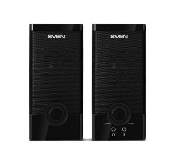 Колонки SVEN SPS-603, чёрный, акустическая система 2.0, USB, мощность 2x3 Вт(RMS)#2108584