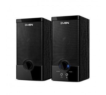 Колонки SVEN SPS-603, чёрный, акустическая система 2.0, USB, мощность 2x3 Вт(RMS)#2108583