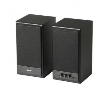 Колонки SVEN SPS-702, чёрный, акустическая система 2.0, мощность 2х20 Вт(RMS)#2108581