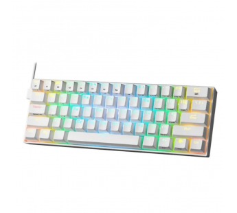 Клавиатура беспроводная REDRAGON Draconic RU,RGB, bluetooth 5.0, белая (1/20)#2141164