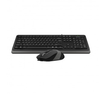 Комплект проводной Клавиатура + Мышь A4TECH Fstyler F1010, USB Multimedia, черная/серая (1/10)#2141174