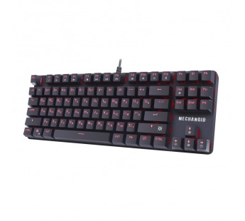 Клавиатура проводная игровая механическая DEFENDER Mechanoid GK-581 RU,87кн,SNK корич, черная (1/20)#2138196