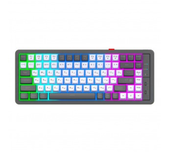 Клавиатура беспроводная DEFENDER Maro GK-325 RU, игровая, 2,4G,84+FN,2000мАч, белый/серый (1/20)#2138192