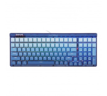 Клавиатура беспроводная REDRAGON Garen Pro RU, игровая, BT/2.4G , RGB, градиент, бело-голубая (1/10)#2138210