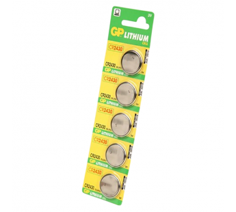 Элемент питания GP  CR 2430  BL5   (5/100/2000)#2108522