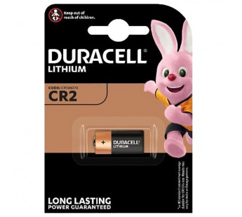 Элемент питания DURACELL  CR 2  BL1  LITHIUM  (1/10/50/4950)#2108480