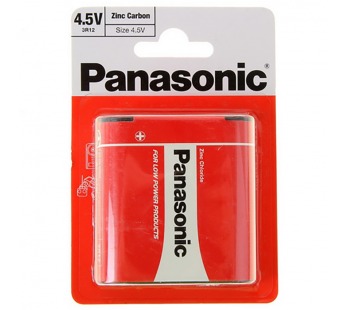 Элемент питания PANASONIC  3R12 (квадрат) Zinc Carbon BL1   (12/48)#2108488