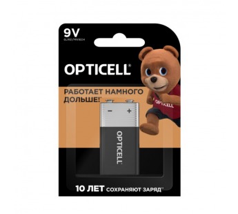 Элемент питания OPTICELL BASIC 6LR61 крона BL1 (1/10)#2108421