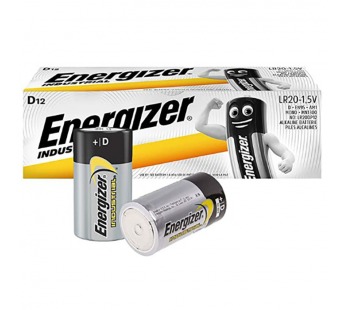 Элемент питания ENERGIZER  LR20 Industrial (б/б)  (12/72)#2108537