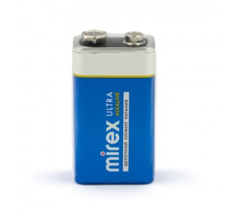 Элемент питания Mirex 6LR61 / Крона 9V  1 шт (1/12/240), ecopack#2108450
