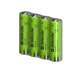 Элемент питания DEFENDER LR6 АА EcoLine S4  (24/720)#2108454