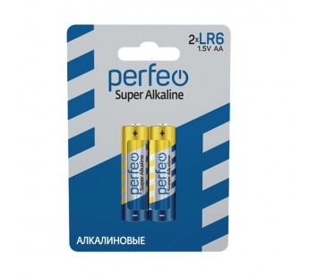 Элемент питания Perfeo LR6/2BL Super Alkaline (2/60/240)#2108514