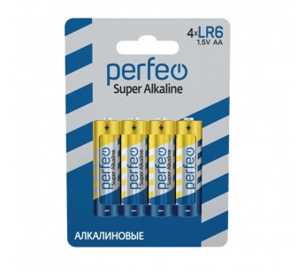 Элемент питания Perfeo LR6/4BL Super Alkaline (4/120/480)#2108513