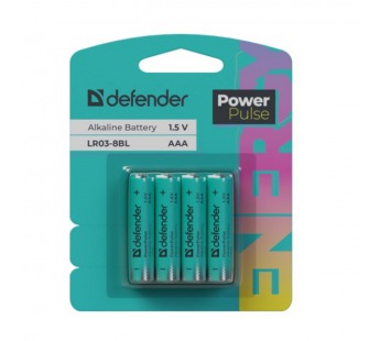 Элемент питания DEFENDER LR03 ААА PowerPulse BL8 (80/320)#2108503