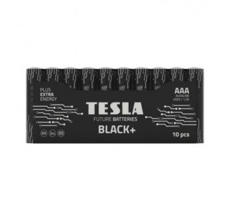 Элемент питания TESLA BATTERIES AAA BLACK+ 10 MULTIPACK LR03/SHRINK 10 PCS (10/120/720/51840)#2108532