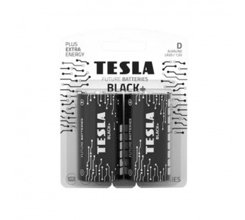 Элемент питания TESLA BATTERIES D BLACK+ LR20/BLISTER FOIL 2 PCS (2/24/144/4608)#2108518