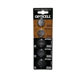Элемент питания OPTICELL SPECIALTY CR2032 BL5 отрывной (5/50)#2108390