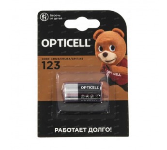 Элемент питания OPTICELL SPECIALTY CR123 BL1 (1/20)#2108380