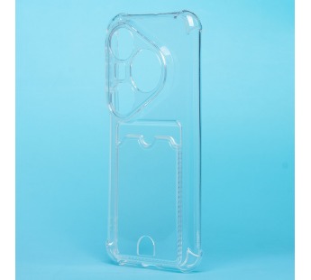 Чехол-накладка - SC276 с картхолдером для "Huawei Pura 80 Pro" (transparent) (240804)#2110898
