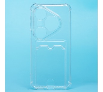 Чехол-накладка - SC276 с картхолдером для "Huawei Pura 80 Pro" (transparent) (240804)#2140219
