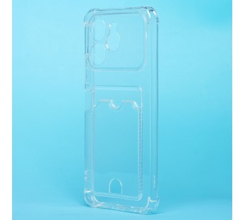 Чехол-накладка - SC276 с картхолдером для "Tecno Spark 40" (transparent) (241211)#2110900