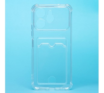 Чехол-накладка - SC276 с картхолдером для "Tecno Spark 40" (transparent) (241211)#2110899