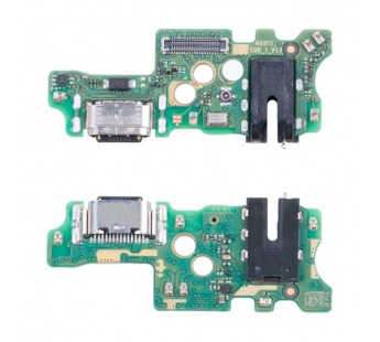 Шлейф для Infinix Note 11/12 (X663B/X663D) плата на системный разъем/разъем гарнитуры/микрофон - Премиум#2119603