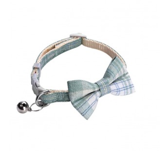 Ошейник для кошек и собак, регулируемый, с бантиком и колокольчиком, 30 см (1/50/800)#2108714