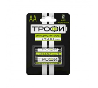 Аккумуляторы NiMH  Трофи HR6-2BL 2500 mAh GREEN POWER (20/240/11520)#2108760