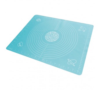 Коврик для раскатки теста и выпечки BLS-19*15 с разметкой, размеры: 48*38 см (силикон) (1/15/60)#2108728