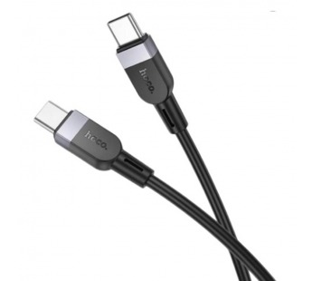 Кабель TypeC - TypeC HOCO X109 60W (черный) 1м, мятая упаковка#2109002