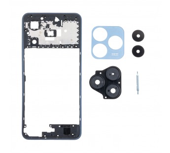 Средняя часть для Realme C63 4G (RMX3939) Синий#2121346