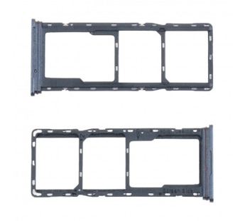 Держатель SIM для Tecno Spark 40 Pro (KM6) Черный#2116737